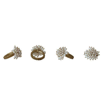 Pearl Cluster Napkin Rings