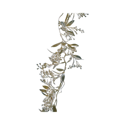 Shimmer Faux Leaves & Berries Garland