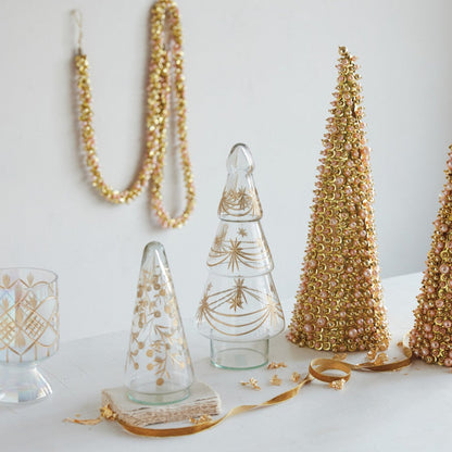 Silent Night Etched Glass Tree