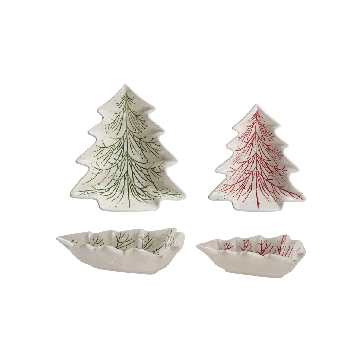 Ceramic Tree Shaped Dishes