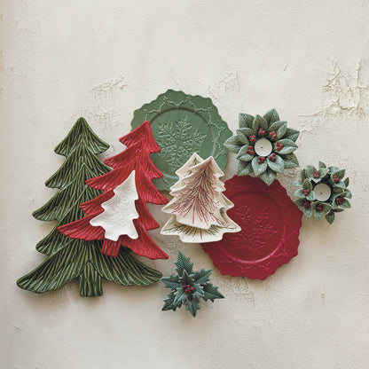 Ceramic Tree Shaped Dishes