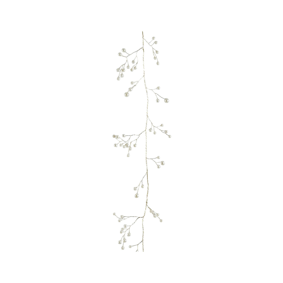 Metal Garland w/ Faux Pearls