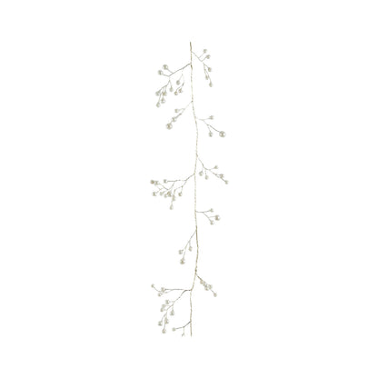 Metal Garland w/ Faux Pearls