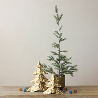 Hammered Gold Metal Tree