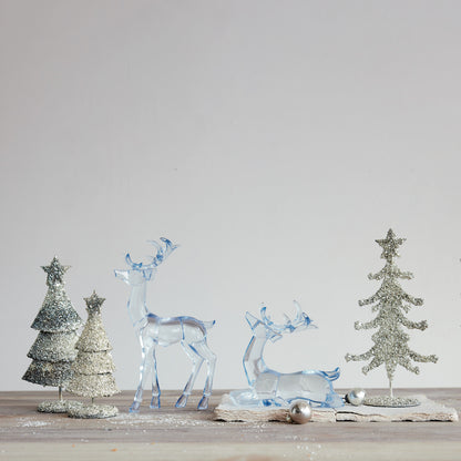 Silver Metal Tree with Antique Finish