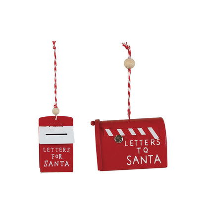 Metal Mail Box Ornament