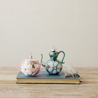 Glass Teapot Ornament