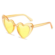 Load image into Gallery viewer, Retro Cat Eye Heart Shaped Sunglasses
