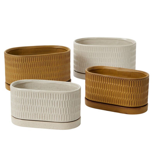 Zelle Planter with Saucer