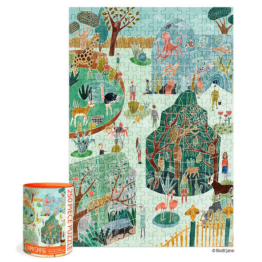 zoo scene puzzle