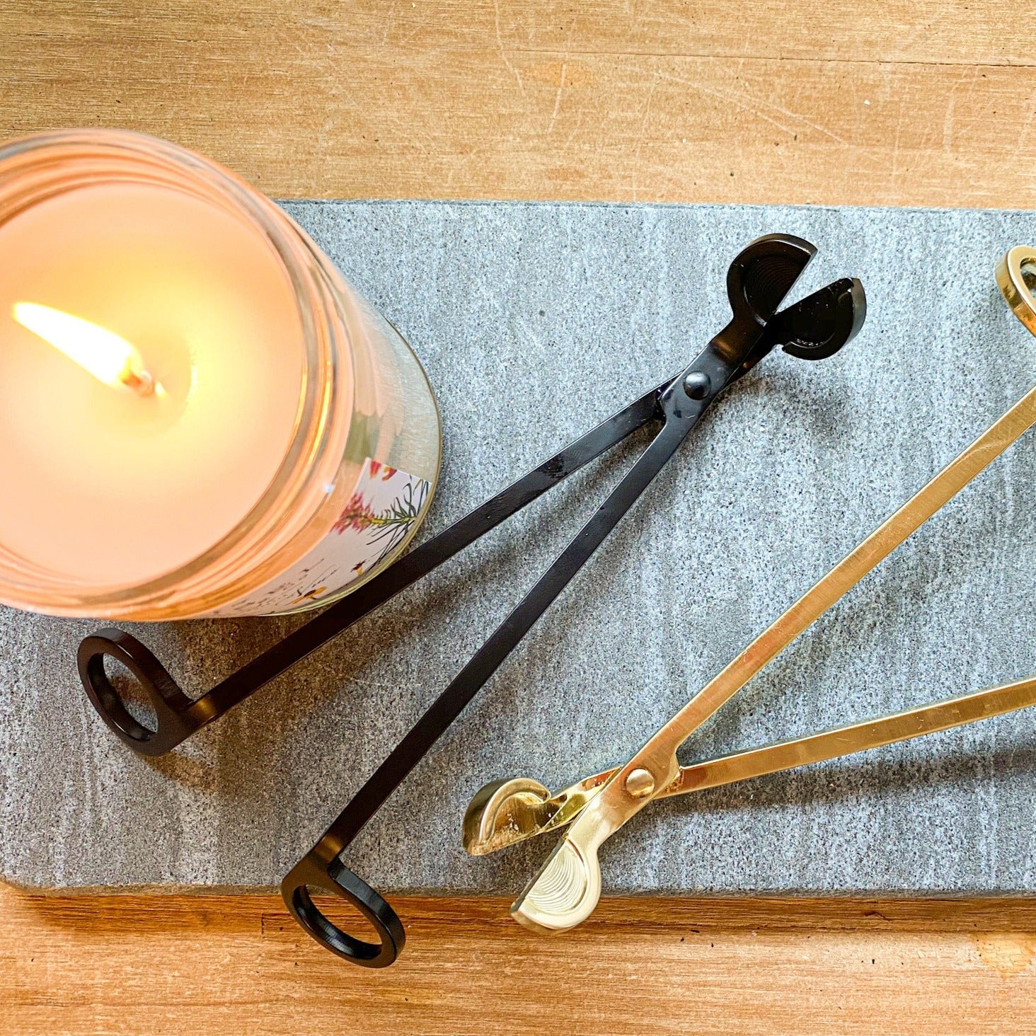 Brushed Gold or Matte Black Wick Trimmer