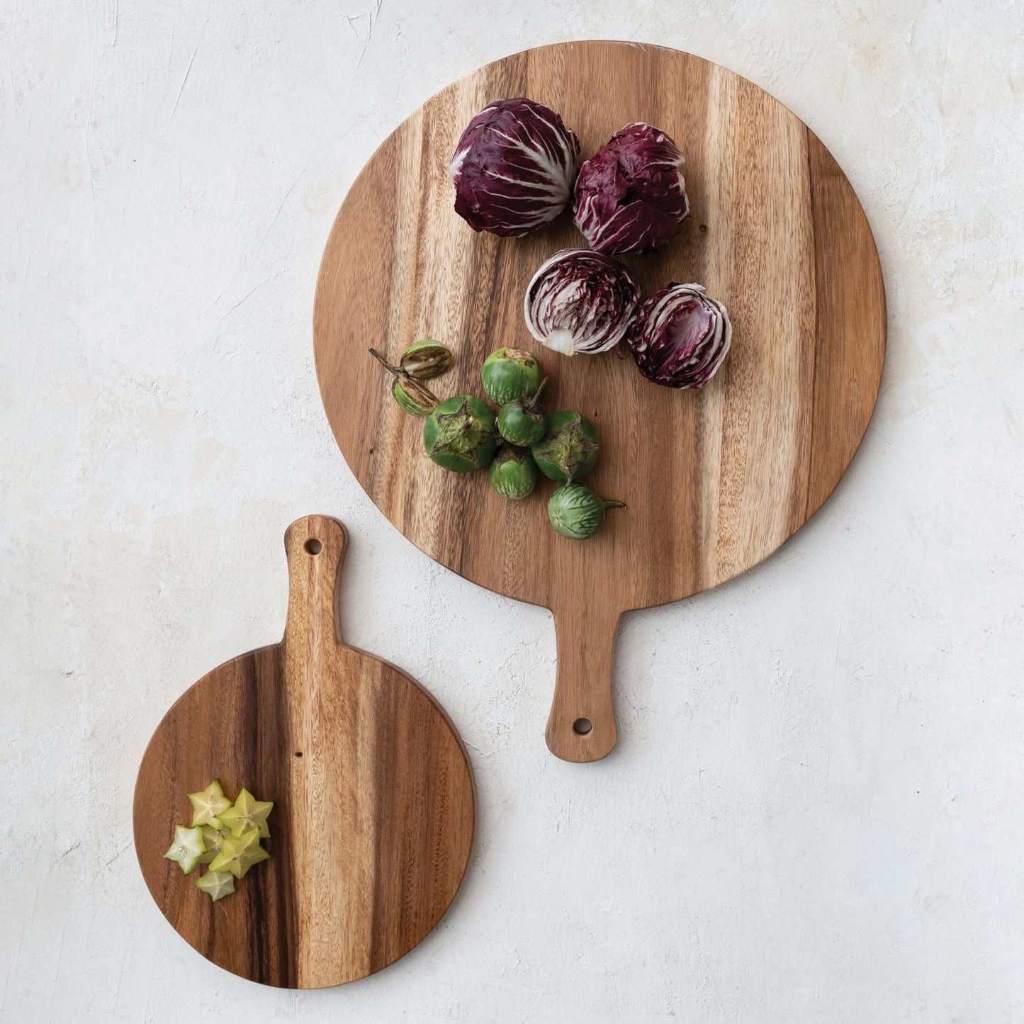 Sugar Wood Cheese + Cutting Board with Handle