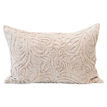 Load image into Gallery viewer, Creamy Velvet Lumbar Pillow
