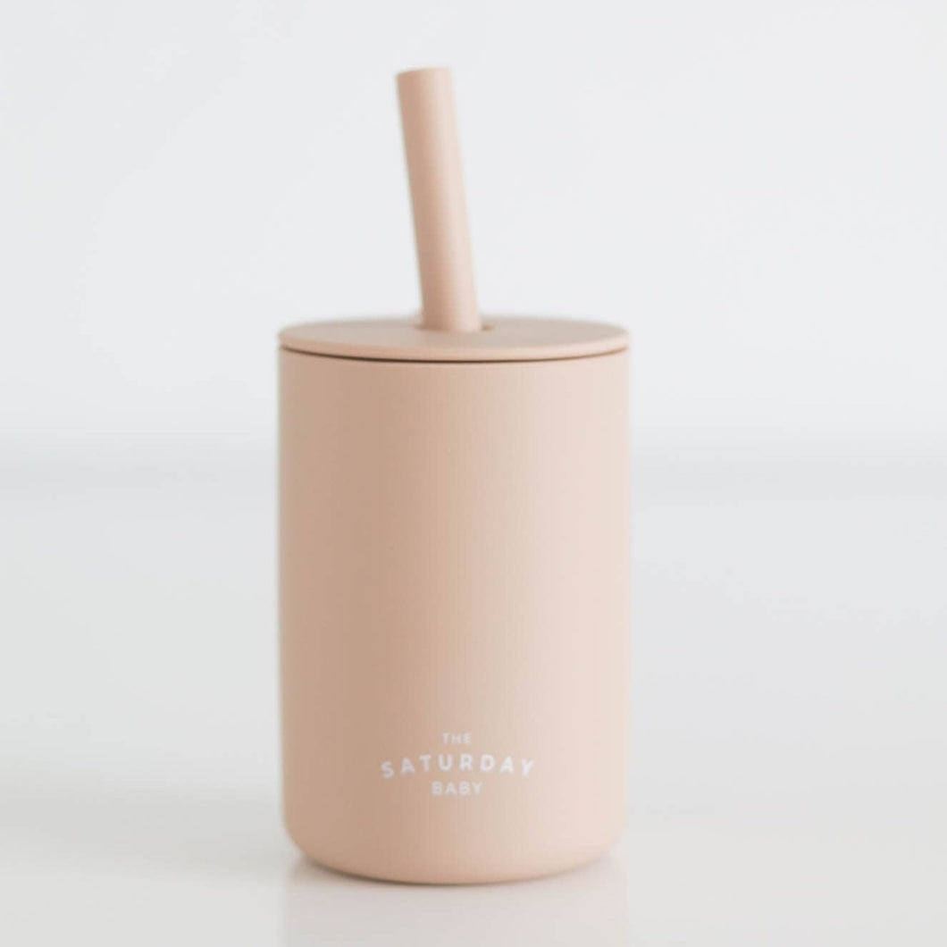 Baby Sand Silicone Straw Cup