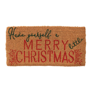 "Have Yourself A Merry Little Christmas" Doormat