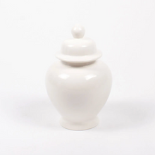 Load image into Gallery viewer, Large White Ginger Jar
