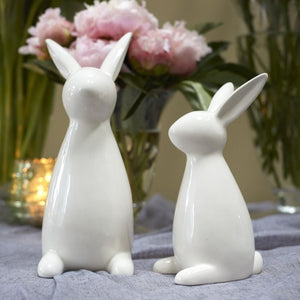 Patch Bunny Figurine in two sizes