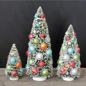 Bright Ornament Bottle Brush Trees