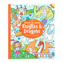Load image into Gallery viewer, Color-in&#39; Book - Knights &amp; Dragons
