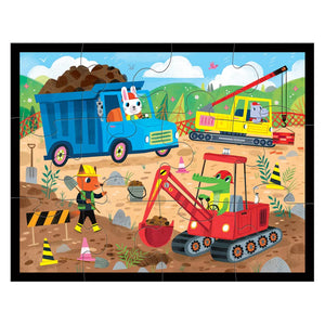 12pc Pouch Puzzle - Construction Site