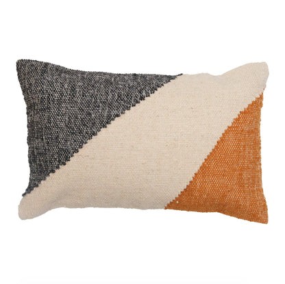 Orange & Blue Kilim Lumbar Pillow