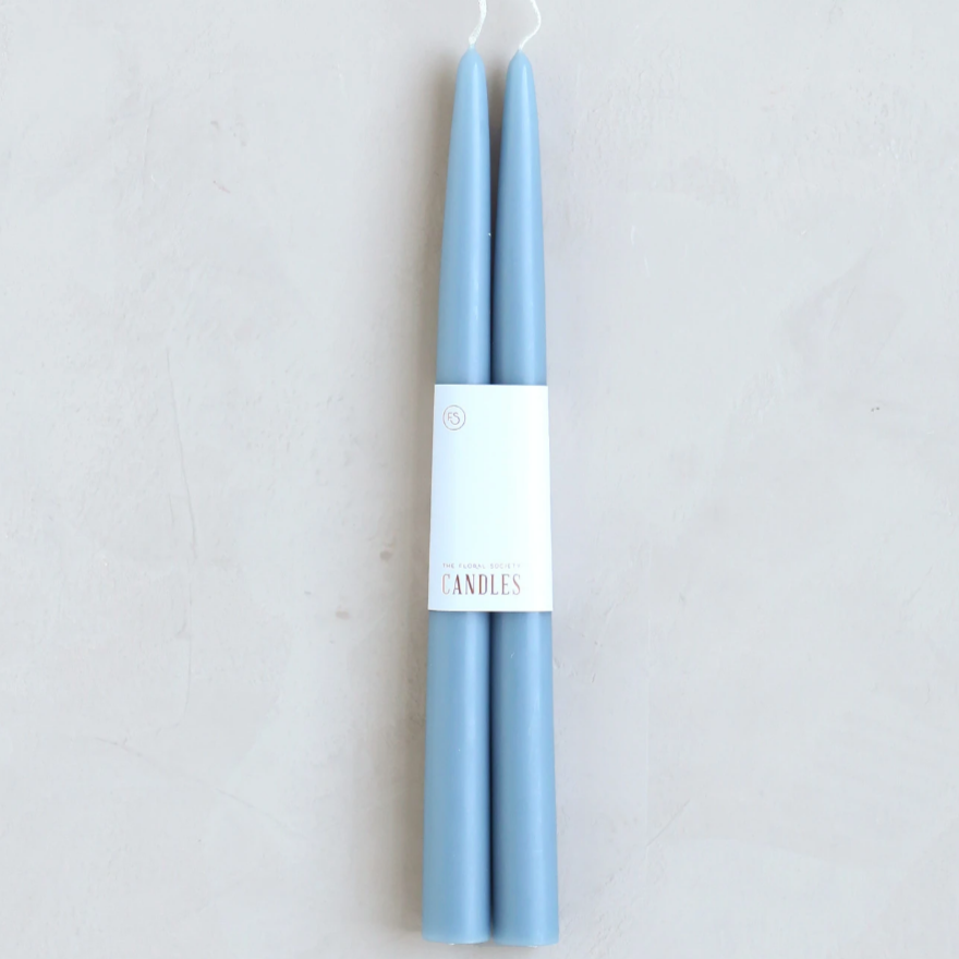 Dipped Taper Candles 12"- Heron