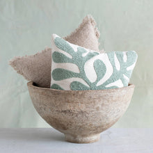 Load image into Gallery viewer, 20&quot; Shoreline Bouclé Embroidered Pillow
