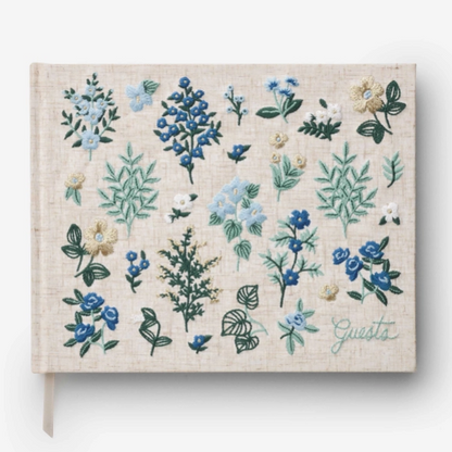 Embroidered Guest Book