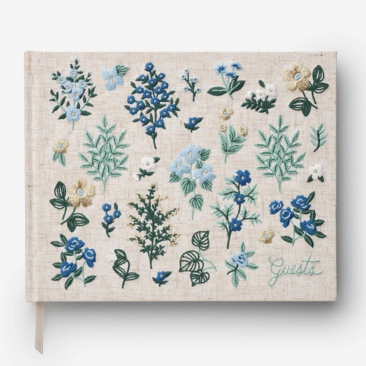 Embroidered Guest Book