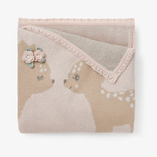 Load image into Gallery viewer, Elegant Baby Fawn Knit Baby Blanket
