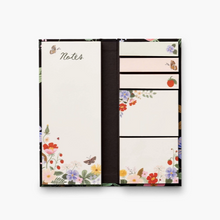 Load image into Gallery viewer, Inside of book of floral and pastel sickynotes
