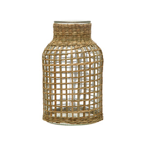 Woven Covered Vase