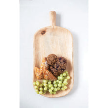 Load image into Gallery viewer, Hand-Carved Mango Wood Tray with Handle
