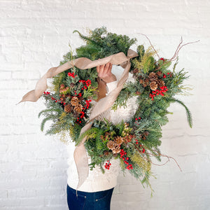 Fiori & Fern Fresh Holiday Wreaths