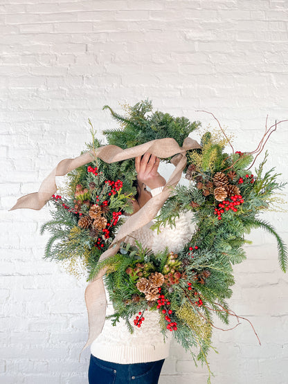 Fiori & Fern Fresh Holiday Wreaths