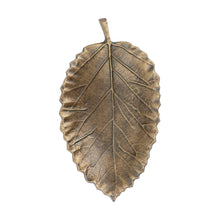 Load image into Gallery viewer, Antique Brass Finish Leaf Tray
