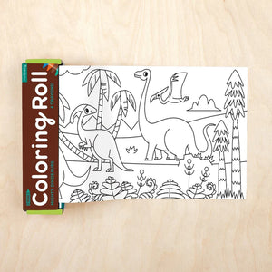 Mini Coloring Roll : Mighty Dinosaurs