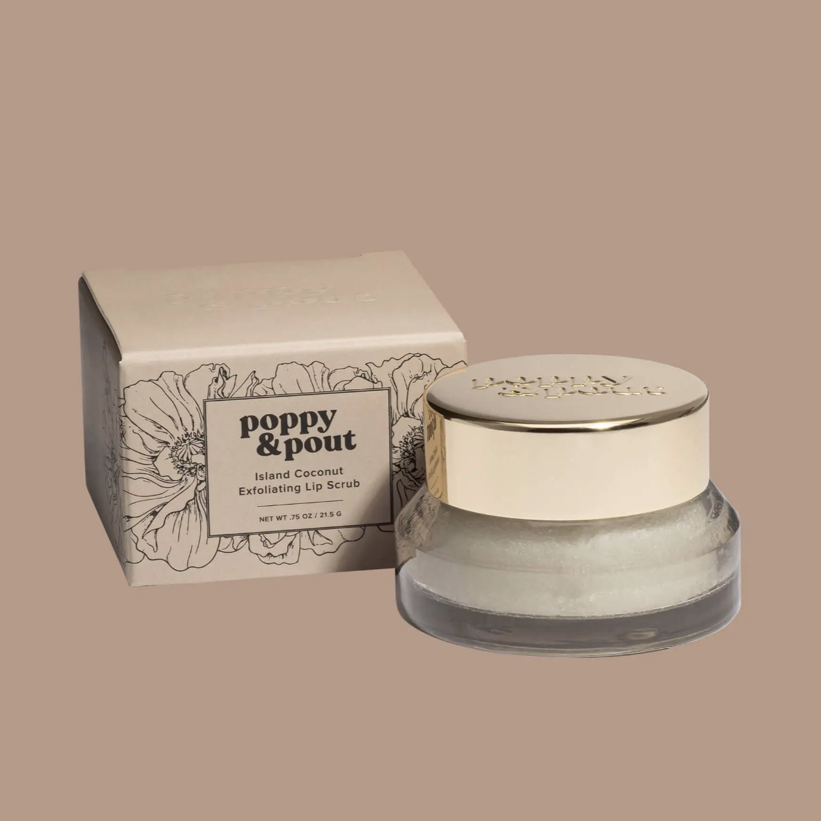 Poppy & Pout Island Coconut Lip Scrub