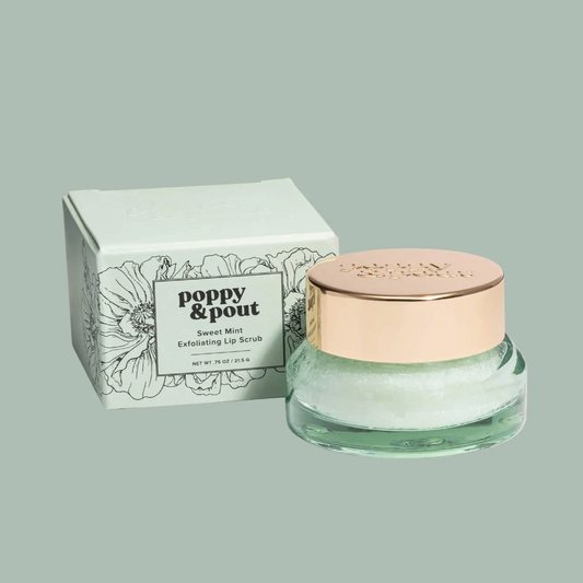 Poppy & Pout Sweet Mint Lip Scrub