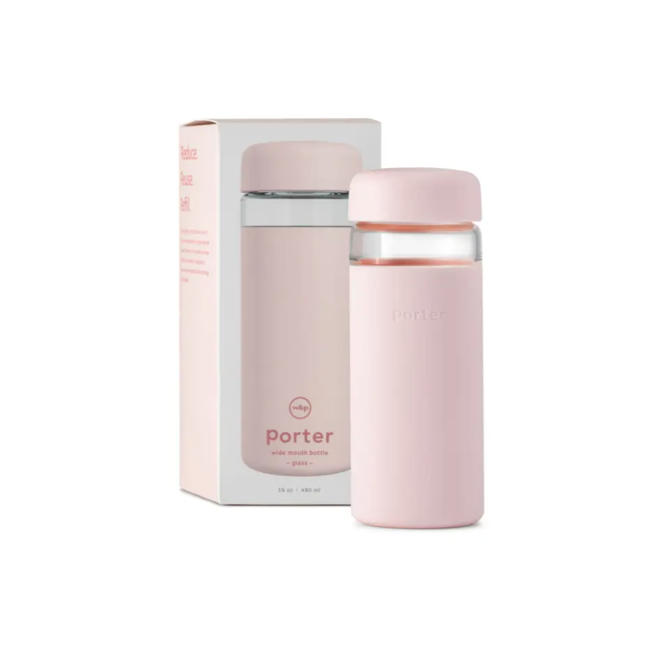 Porter Wide Mouth Bottle in Blush