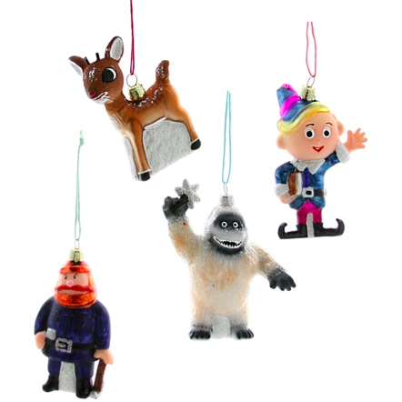 Retro Rudolph ornaments