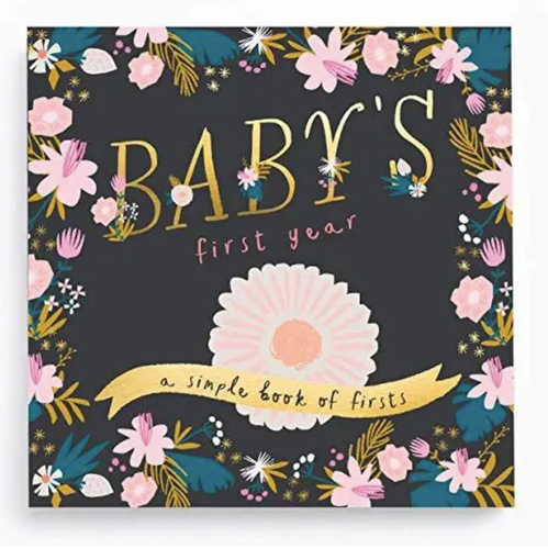 A Simple book of First helps you collect all of baby's special moments in their first years! 