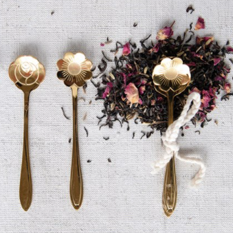 Stainless Steel Flower Shaped Spoons