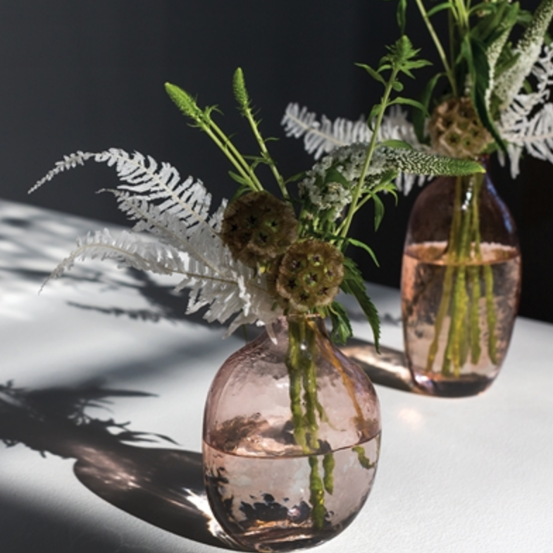 Brielle Bud Vase filled with foraged stems
