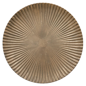 Decorative Gold Fluted Tray
