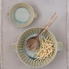 Load image into Gallery viewer, Opal Glazed Moroccan Stoneware Server

