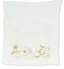 Load image into Gallery viewer, This beautiful Strength of Flowers Towel is printed with foraged florals and plants in a autumnal color palette
