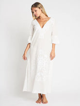 Load image into Gallery viewer, Taliah Maxi Tunic White

