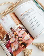 Load image into Gallery viewer, The Modern Bohemian Ladies wine tasting Menu + table scape
