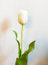 Load image into Gallery viewer, White Spring Faux - artificial flowers - tulips - Fake 
